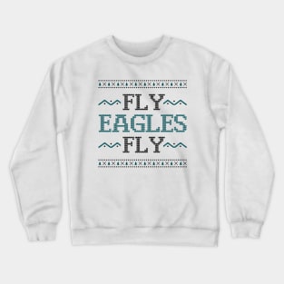 Fly, Eagles, Fly - Philadelphia Eagles Christmas Sweater Crewneck Sweatshirt